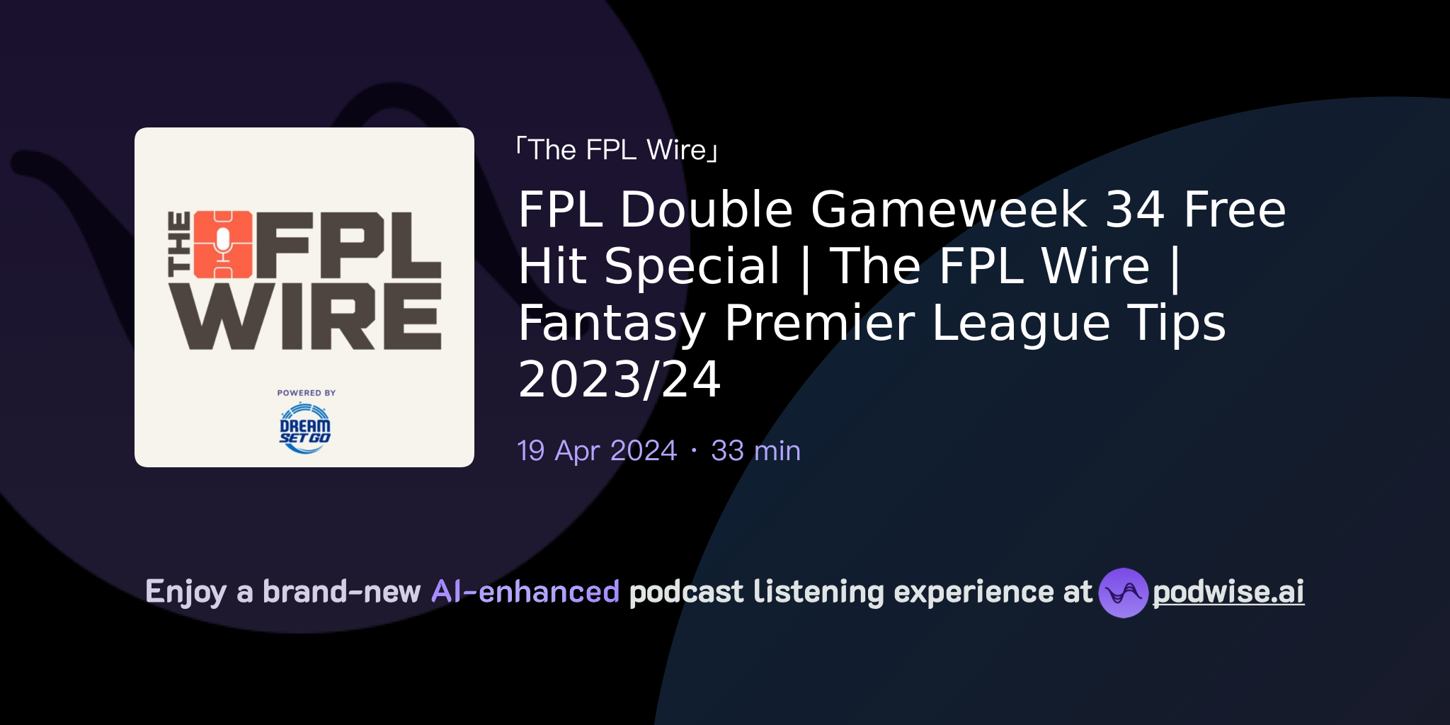 FPL Double Gameweek 34 Free Hit Special | The FPL Wire | Fantasy ...