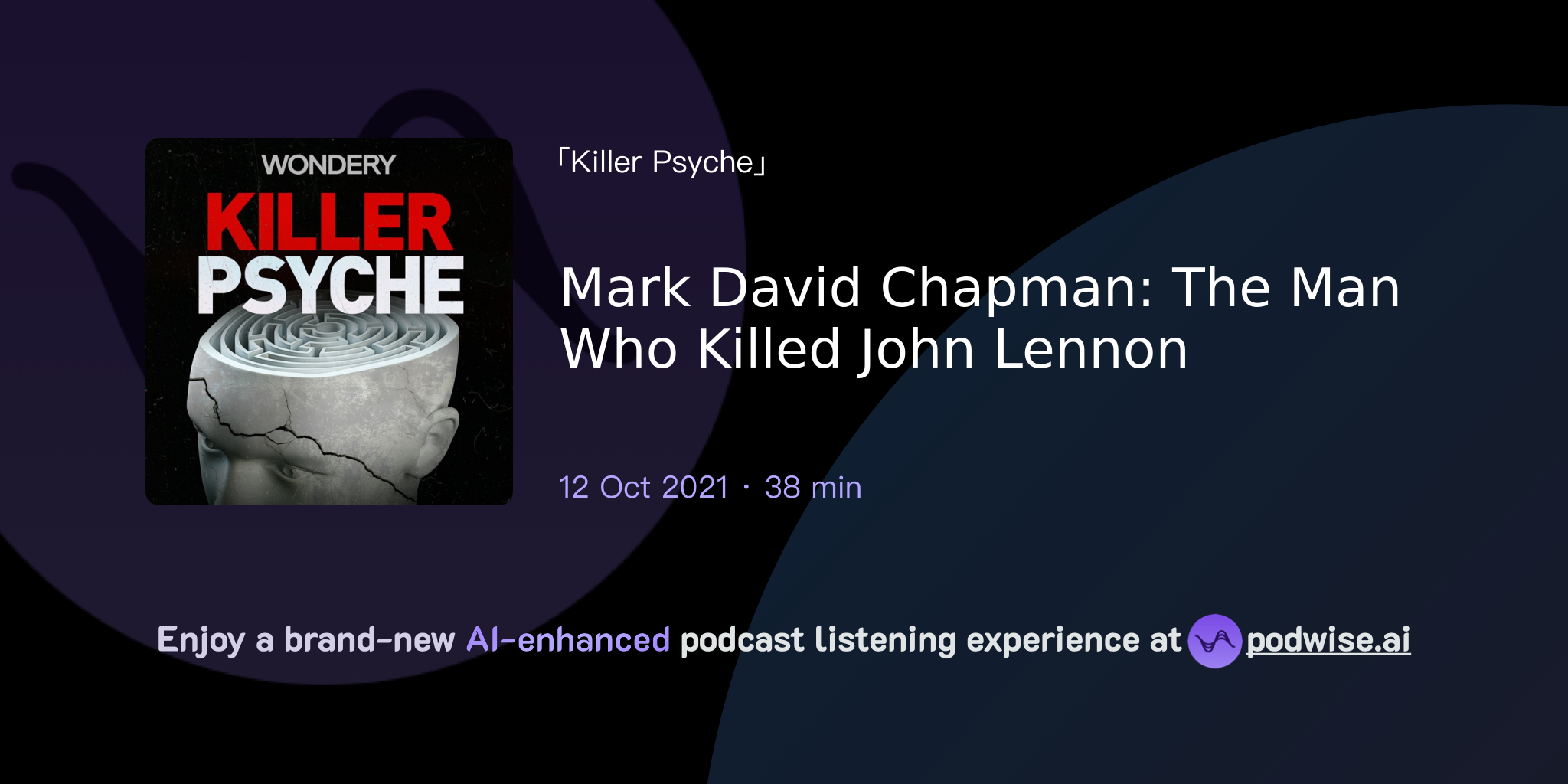 Mark David Chapman: The Man Who Killed John Lennon | Killer Psyche ...
