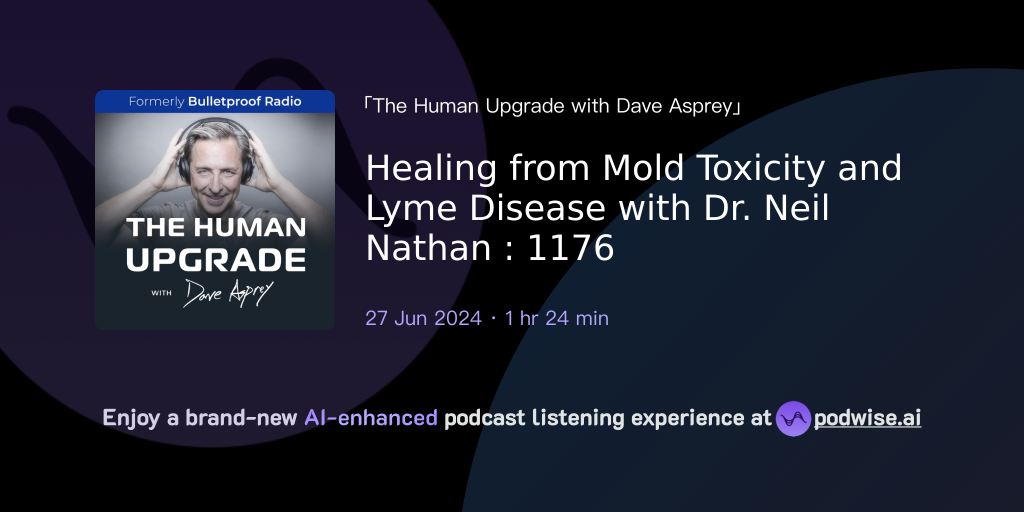 Healing From Mold Toxicity And Lyme Disease With Dr. Neil Nathan : 1176 ...